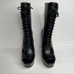 Schutz Tamara Platform Peep Toe Boots 🔥🔥🔥🔥